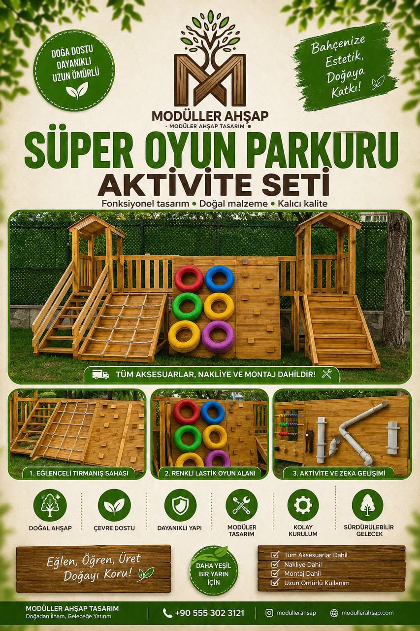 Süper Oyun Parkuru Aktivite Seti
